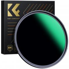 K&amp;F Concept Filtr obiektywu o neutralnej gęstości 95 mm 10 przestojów Filtr ND 1000 HD 18-warstwowy neutralny szary filtr ND z wielowarstwową powłoką nano