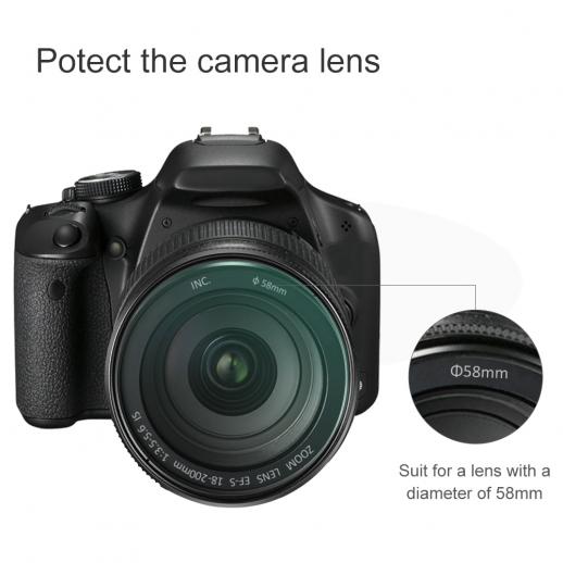 Objektiv-R/ückdeckel und Kamera-Geh/äusedeckel f/ür Nikon Kameras
