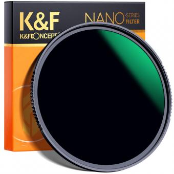72mm ND1000 Filter 10 Stops ND, Solid Neutral Density Lens Filter Multi-Coated Optical Glass Neutral Grey ND with Multi-Resistant Coating