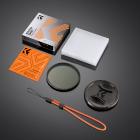 Filtre de protection d'objectif MCUV 40,5 mm avec capuchon d'objectif en verre optique ultra fin 18 revêtements multicouches Filtre UV pour objectif d'appareil photo Série Nano-Klear