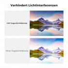 Universal Blume Sonnenblende verhindert Lichtinterferenzen, mit Gegenlichtblende vs ohne Gegenlichtblende