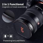 67 mm:n magneettiset metallisuojukset 2-in-1 (toimii vain K&F Concept -magneettisuodattimien kanssa)