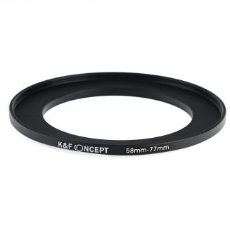 58mm bis 77mm Step Up Ring