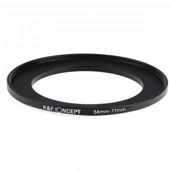 58mm bis 77mm Step Up Ring