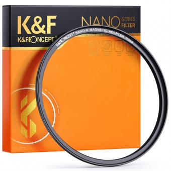 49mm Anillo de Adaptador Magnético de Metal (Sólo funciona con los filtros magnéticos K&F Concept)