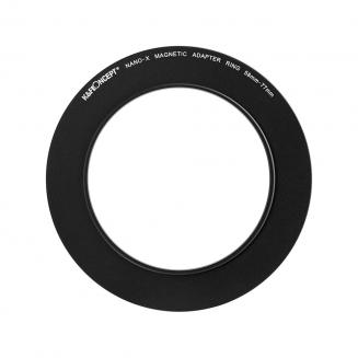 Anneau adaptateur de filtre d'objectif magnétique 58mm-77mm