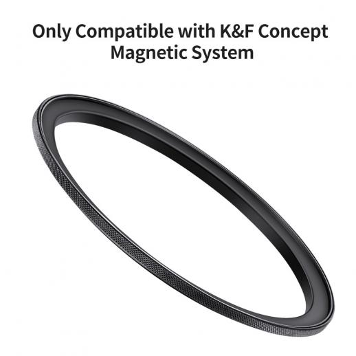 Solo Compatible con filtros magnéticos de K&F Concept K&F Concept Step Up Anillo Adaptador Magnético para Filtros 72mm-77mm 