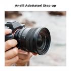 Anello step up da 67-72 mm Anello adattatore per filtro in alluminio di grado aeronautico confezione da 2 con panno per la pulizia