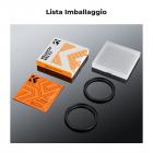 Anello step up da 67-72 mm Anello adattatore per filtro in alluminio di grado aeronautico confezione da 2 con panno per la pulizia