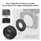 Bague d'adaptation Matte Box 55 mm