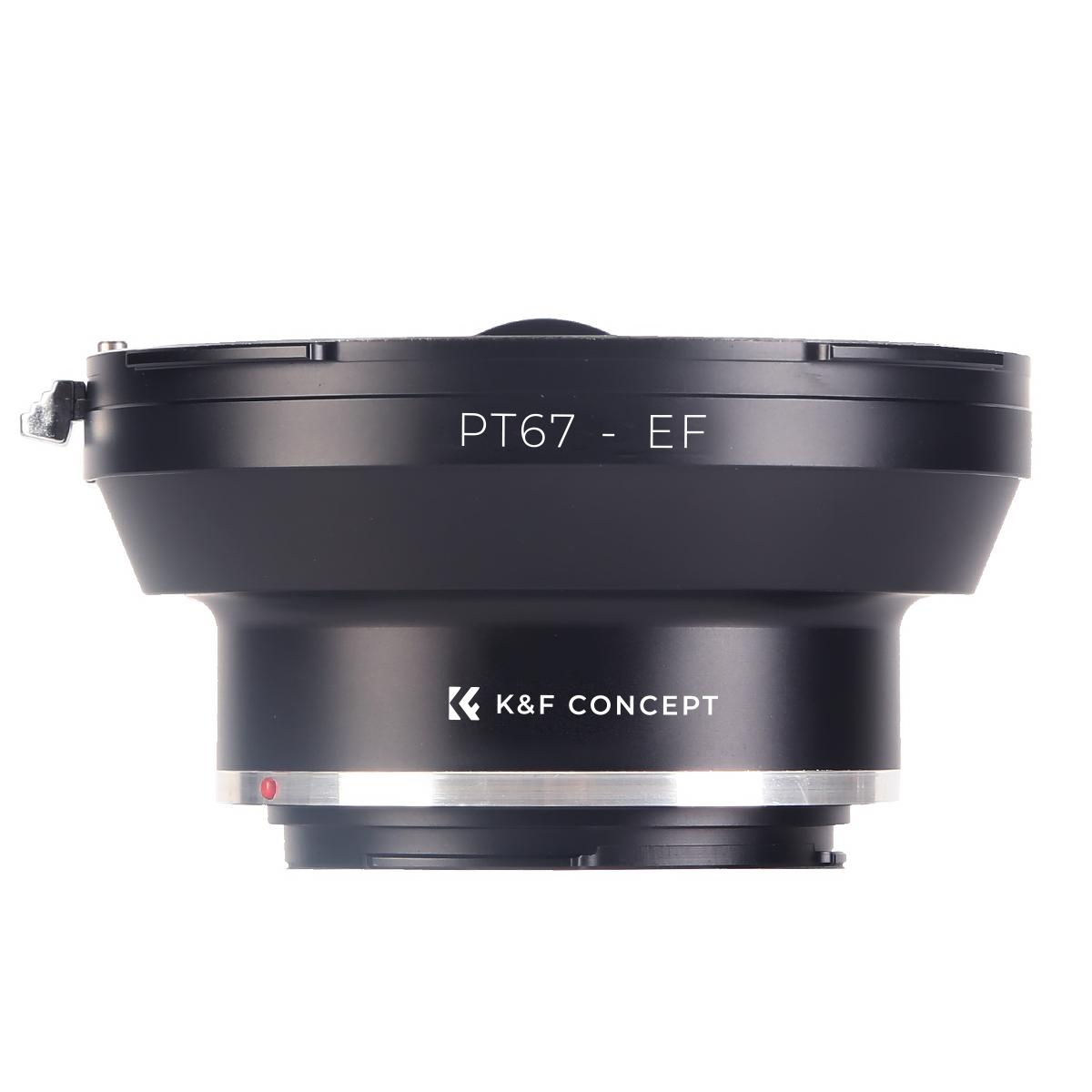 K&F Concept M34131 Bague Adaptation Objectif Pentax 67  vers Canon EF Mount Appareil Photo avec Trépied Monture