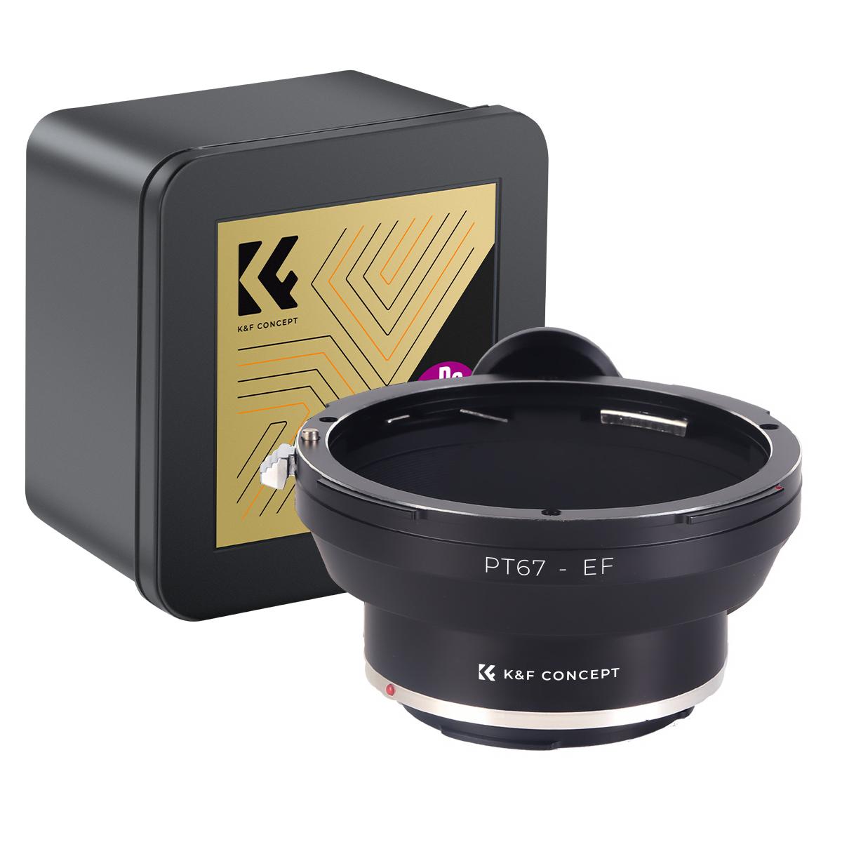 PENTAX67-EOS Lens Adapter Handmatige Focus Compatibele Pentax 67 Lenzen voor Canon EOS Camera Lichaam