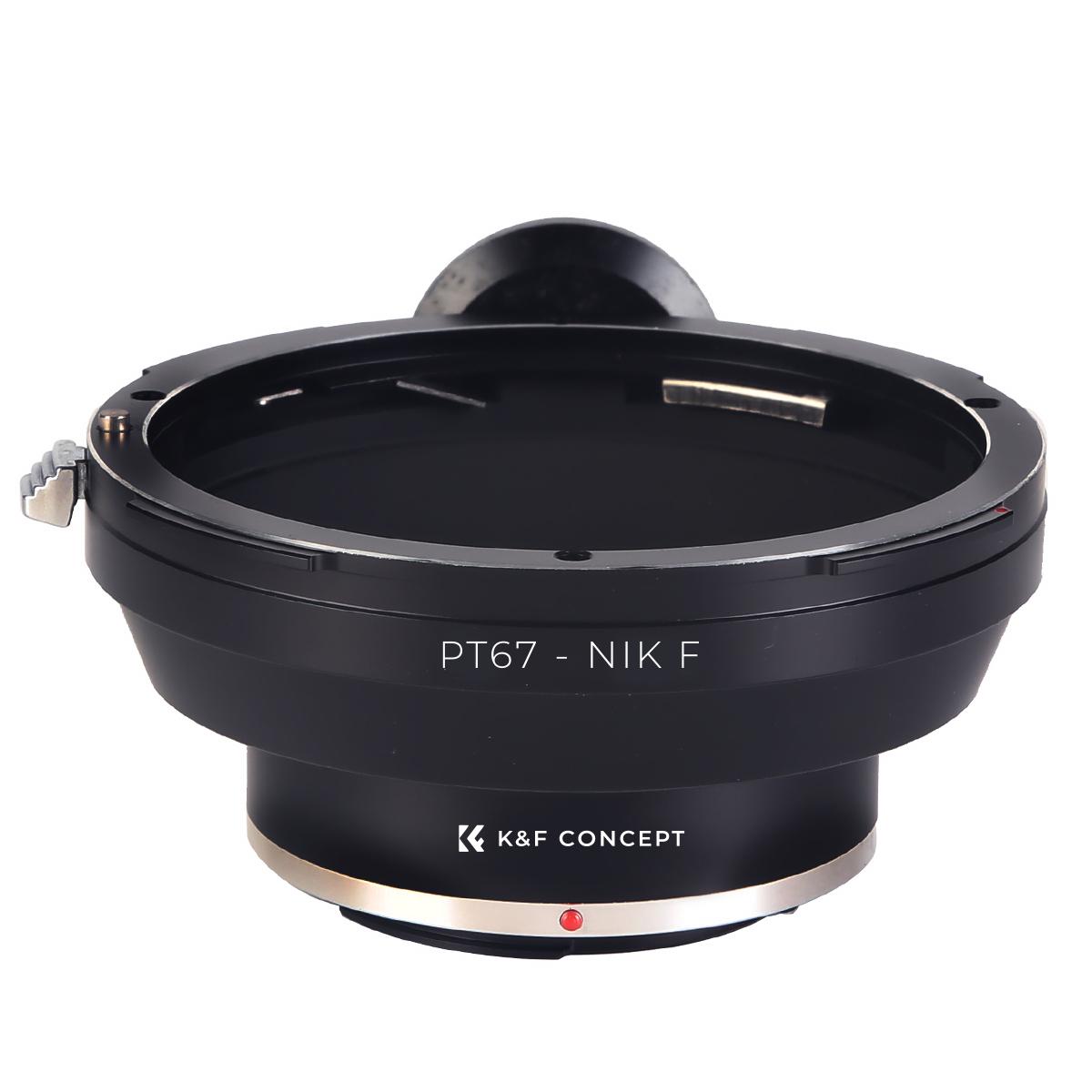 K&F Concept Bague Adaptation pour Objectif Pentax 67 vers Appareil Photo à Monture Nikon F