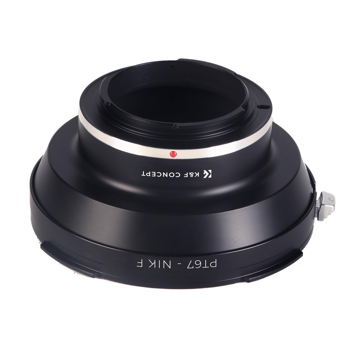 Pentax 67 Lenses to Nikon Camera Mount Adapter with tripod mount