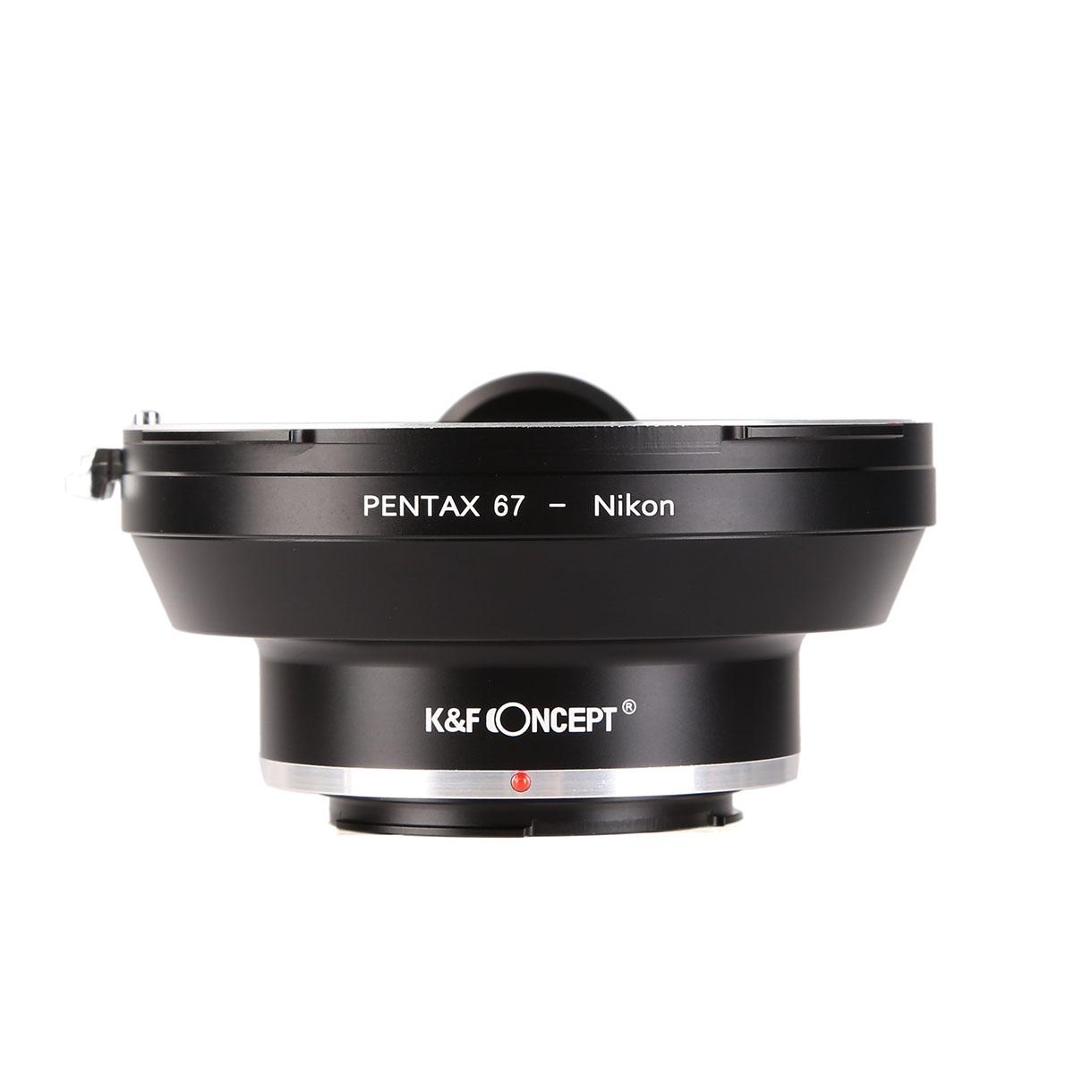 Pentax 67 Lenses to Nikon Camera Mount Adapter with tripod mount