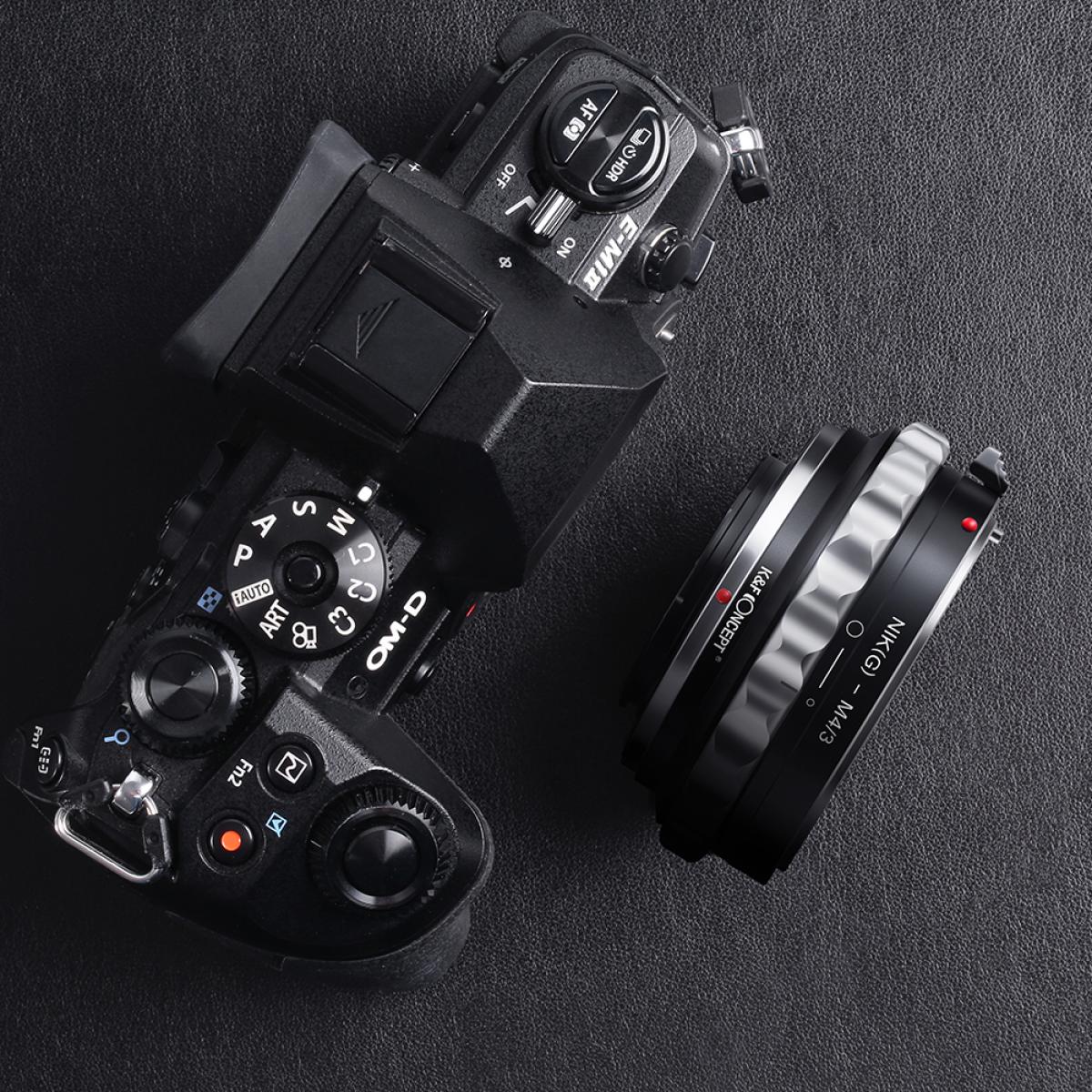 AI(G)-M4/3 Lens Adapter Handmatige Focus Compatibele Nikon G/F/AI/AIS/D Lenzen voor M43 MFT Camera Lichaam