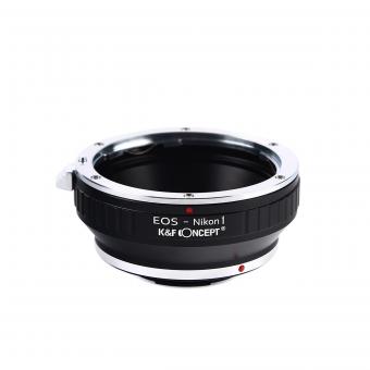 K&F Concept  Adapter für Canon EF Objektiv auf Nikon 1 Mount Kamera
