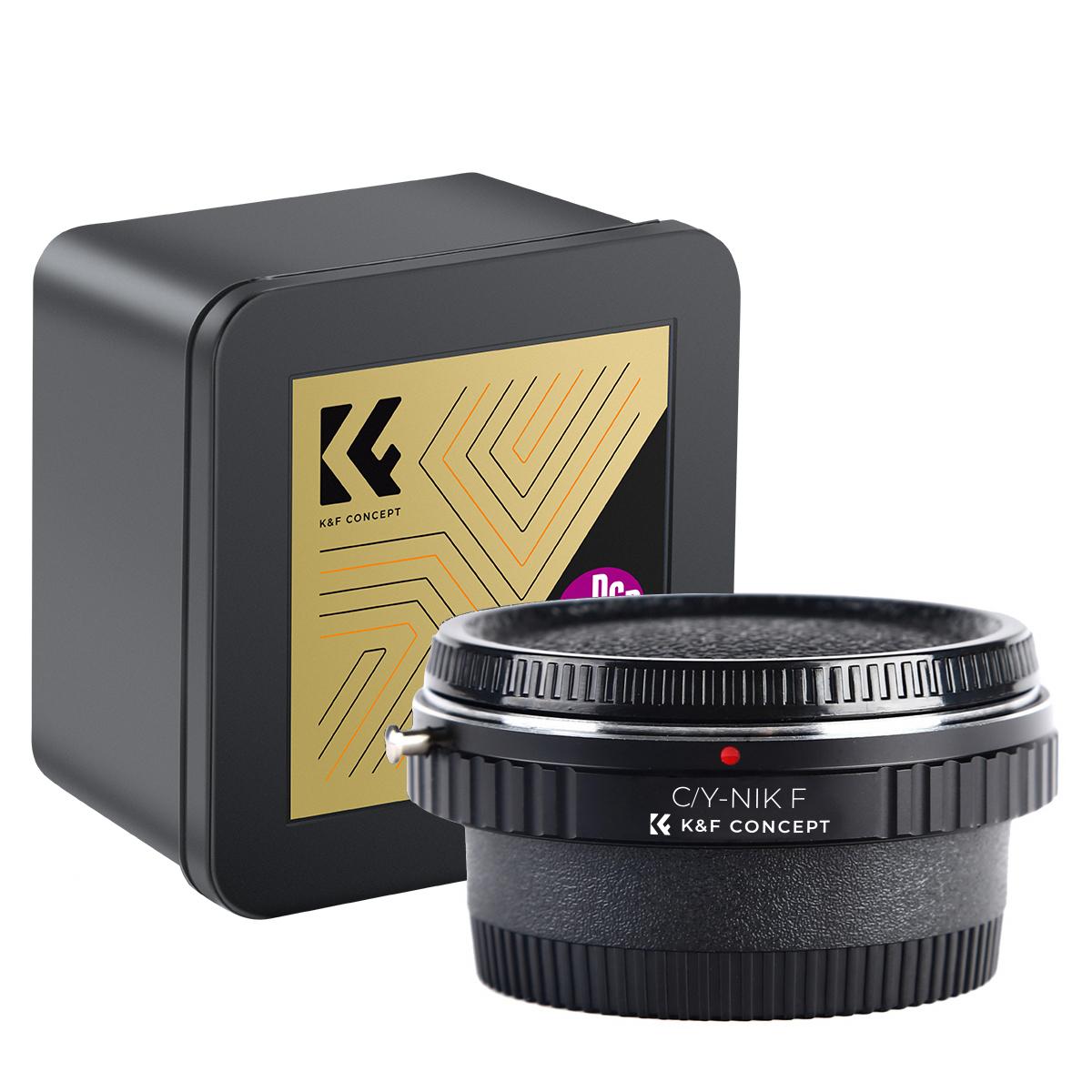 C/Y-NIKON Met Glas Lens Adapter Handmatige Focus Compatibele Contax Yashica Lenzen voor Nikon F Camera Lichaam