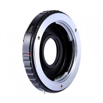 Lentes Minolta MD MC a adaptador de montura de lente Canon EF con adaptador de lente K&F Concept M12131 de vidrio óptico