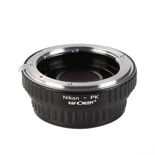 Nikon F адаптер для объективов Pentax K с оптическим стеклом