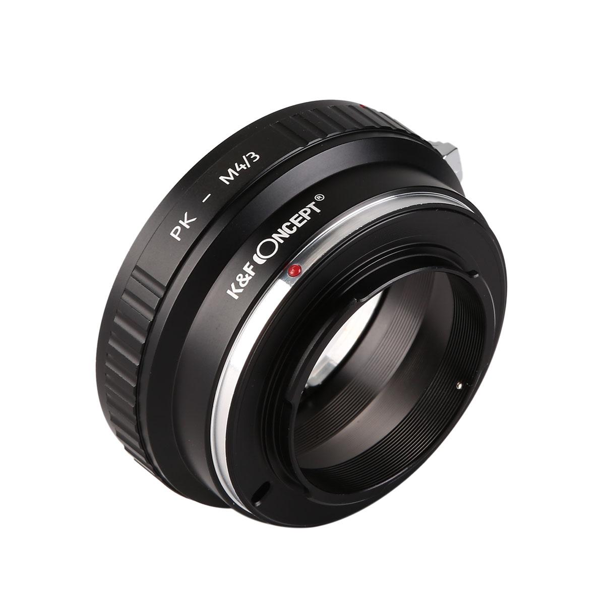 K&F Concept PK to M4/3 Adapter, Lens Mount Adapter Compatible with Pentax PK K Mount Lens to Micro 4/3 M43 MFT Mount Mirrorless Cameras 