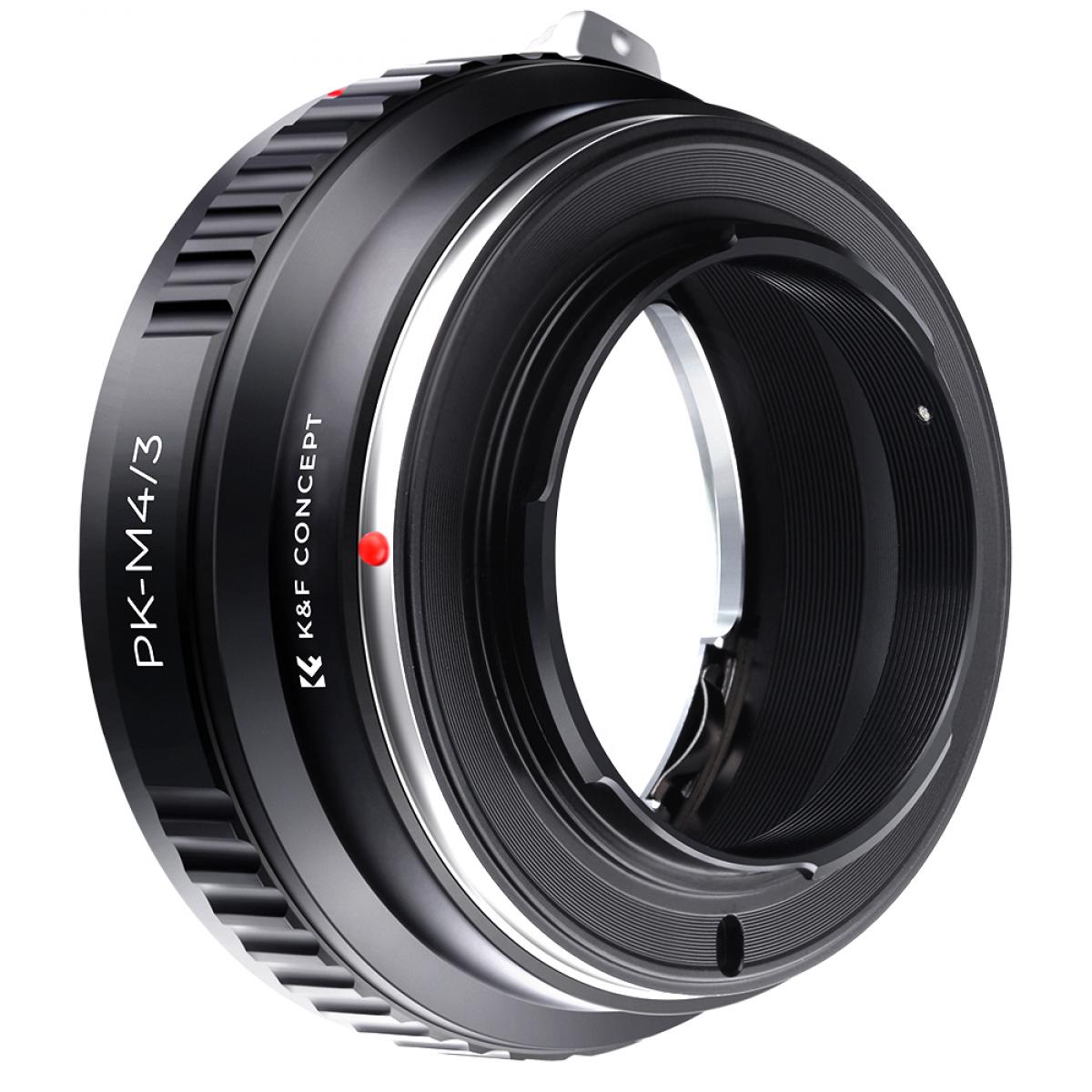 K&F Concept PK to M4/3 Adapter, Lens Mount Adapter Compatible with Pentax PK K Mount Lens to Micro 4/3 M43 MFT Mount Mirrorless Cameras 