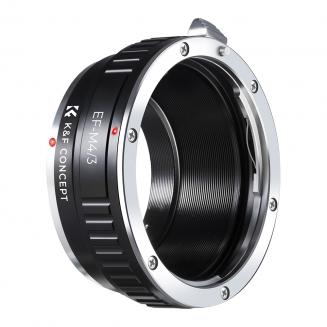 K&F Concept M12121 Bague Adaptation Objectif Canon EF vers M43 MFT Mount Appareil Photo