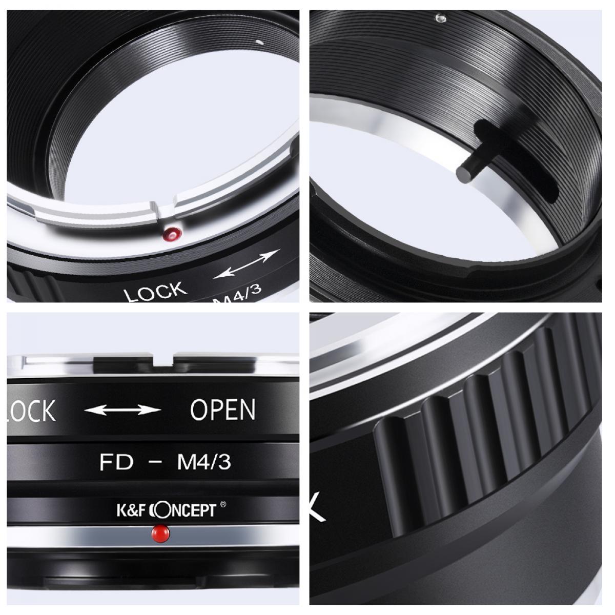 Lens Mount Adapter Ring for Canon FD Lens to Micro Four Thirds M4/3 Olympus Pen and Panasonic Lumix Cameras 