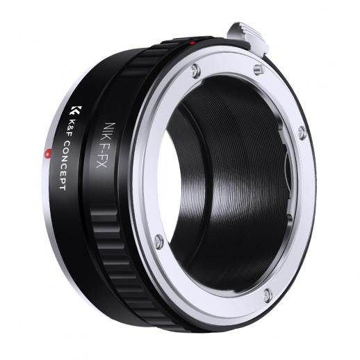 Lente de montaje NIK a adaptador de cámara de montaje Fujifilm FX para cámara de montaje Fujifilm FX adaptador de montaje de lente de concepto K & F