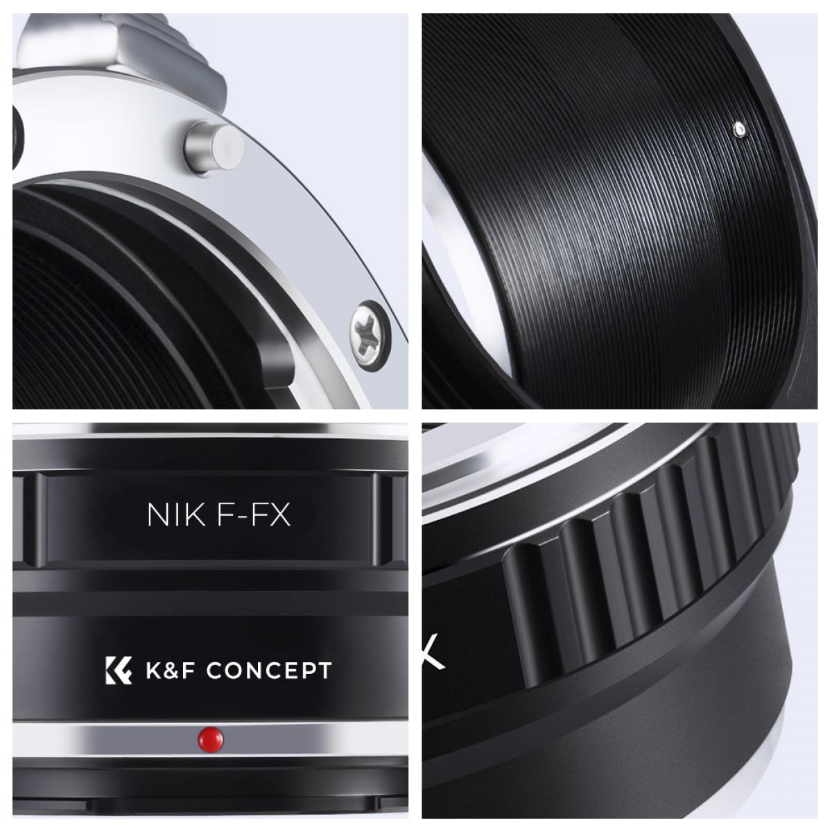 Lens Mount Adapter for Nikon AI/F Mount Lens to Fujifilm X Series