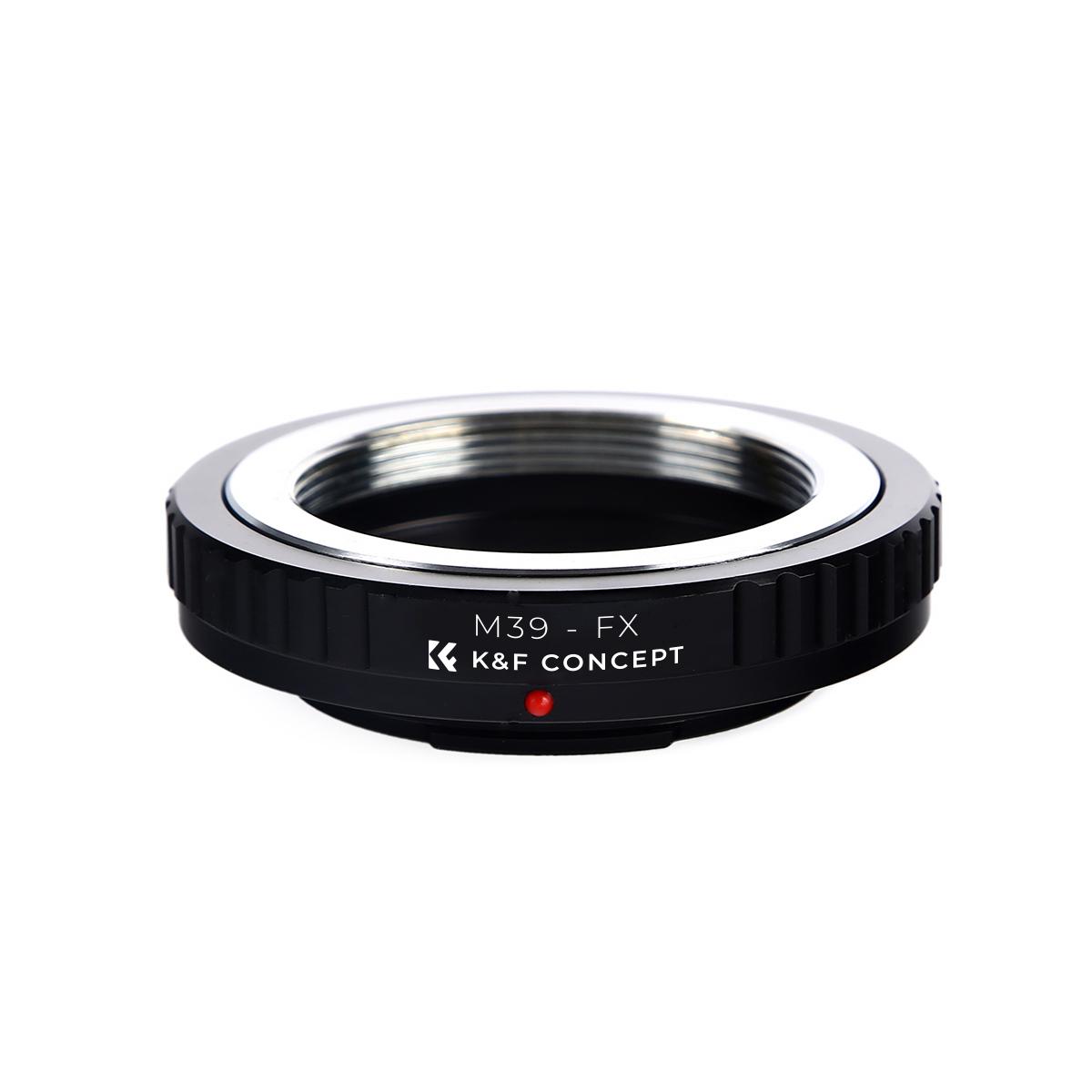 K&F Concept Adapter für M39 Objektiv an Fuji X Mount Kamera