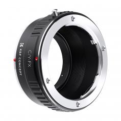 K&F Concept Lens Mount Adapter for Contax/Yashica CY C/Y Mount Lens to Fujifilm Fuji X FX Mirrorless Camera Body for Fuji XT2 XT20 XE3 XT1 X-T2 
