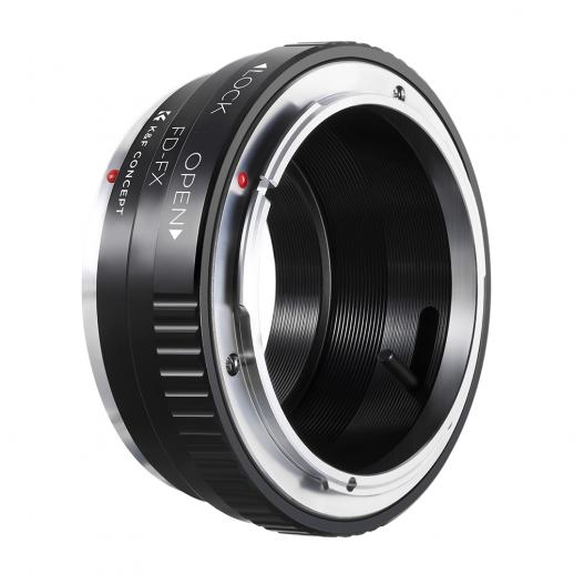 K&F Concept Adapter für Canon FD Objektiv auf Fuji X Mount Kamera