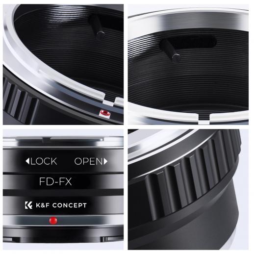 les récents comme les plus anciens sans miroir Fotodiox bague dadaptation pour monter tous vos objectifs Canon FD sur les boîtiers Fujifilm X-Pro1 Mirrorless compatibles avec tous les objectifs FD 