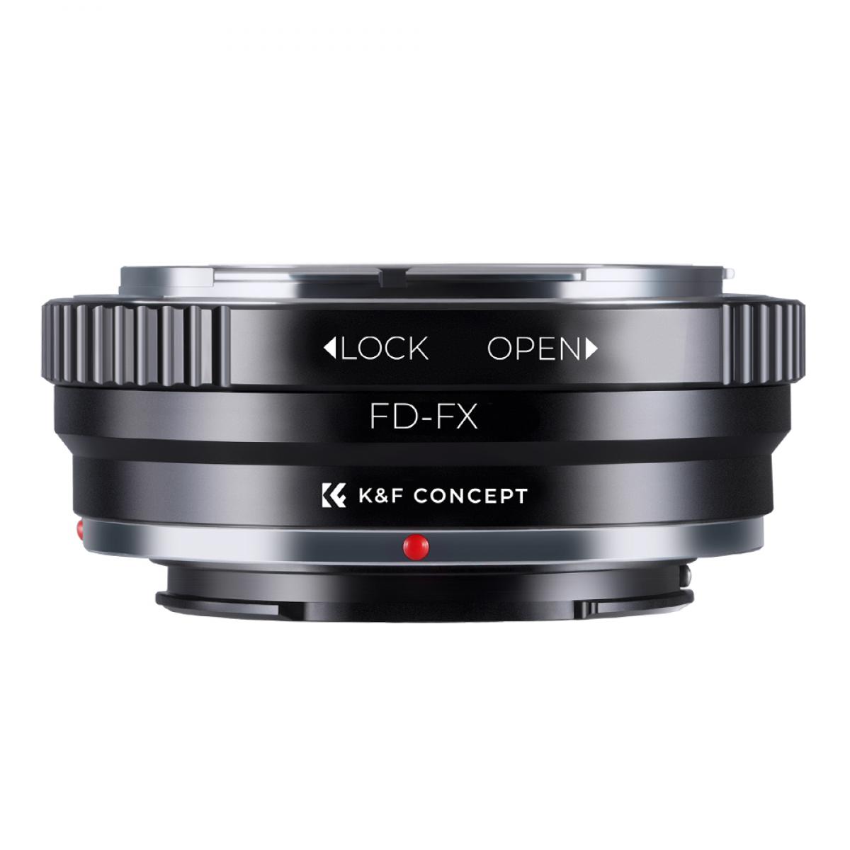 K&F Concept Adapter für Canon FD Objektiv auf Fuji X Mount Kamera