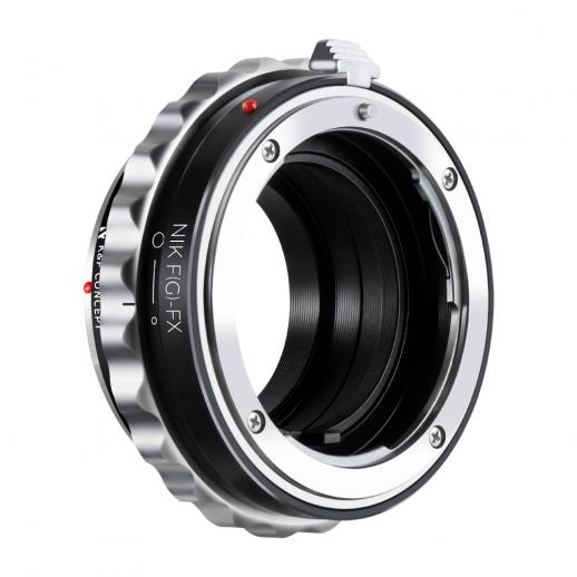 K&F Concept Camera Lens Adapter Ring Compatible with AI G AF-S Mount Lens to Fuji FX X-Pro1 XT4 X-M1 X-A1 X-E1 Adapter 