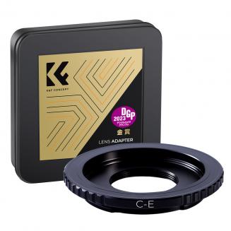 K&F Concept C-NEX Objektivadapter, für die Montage des C-Mount Objektivs an der Sony Alpha Nex E-Mount C-NEX Kamera