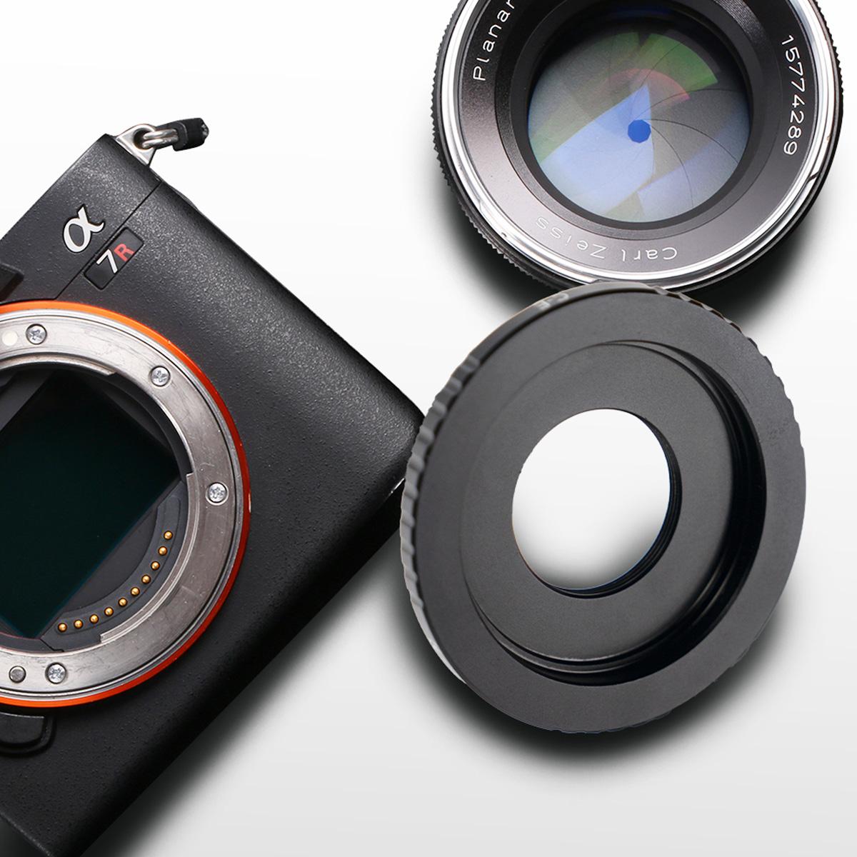 K&F Concept C-NEX Objektivadapter, für die Montage des C-Mount Objektivs an der Sony Alpha Nex E-Mount C-NEX Kamera