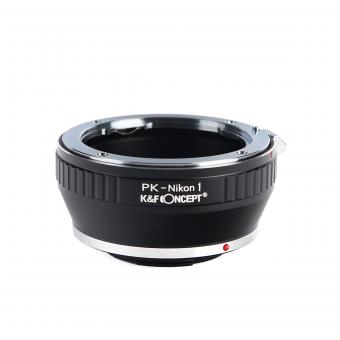 K&F Concept Adapter für Pentax K Objektiv auf Nikon 1 Mount Kamera