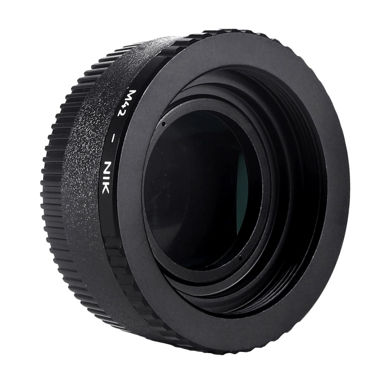 K&F Concept M10171 Bague Adaptation Objectif M42 vers Nikon F Mount Appareil Photo avec Verres Optiques