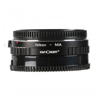 Lentes Nikon F a Sony A Adaptador de montura de lente con vidrio óptico Adaptador de lente K&F Concept M11331