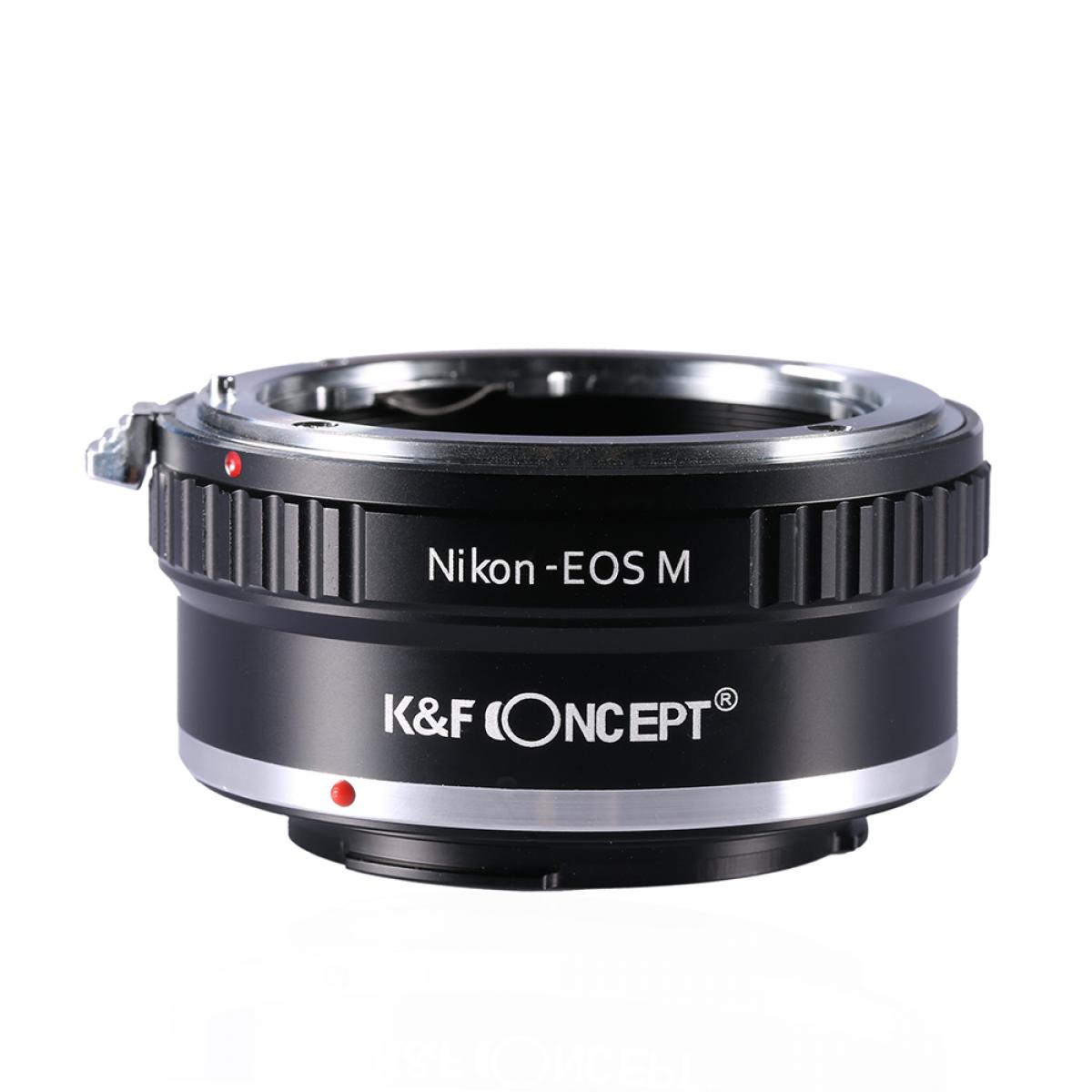 Objektivadapter Anschluss Nikon G Objektive an Canon EOS M EF-M Mount Kamera 