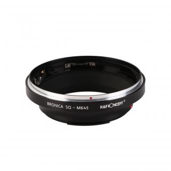 Bronica SQ Objektiv auf Mamiya 645 Mount Kameragehäuse K&F Concept Lens Mount Adapter