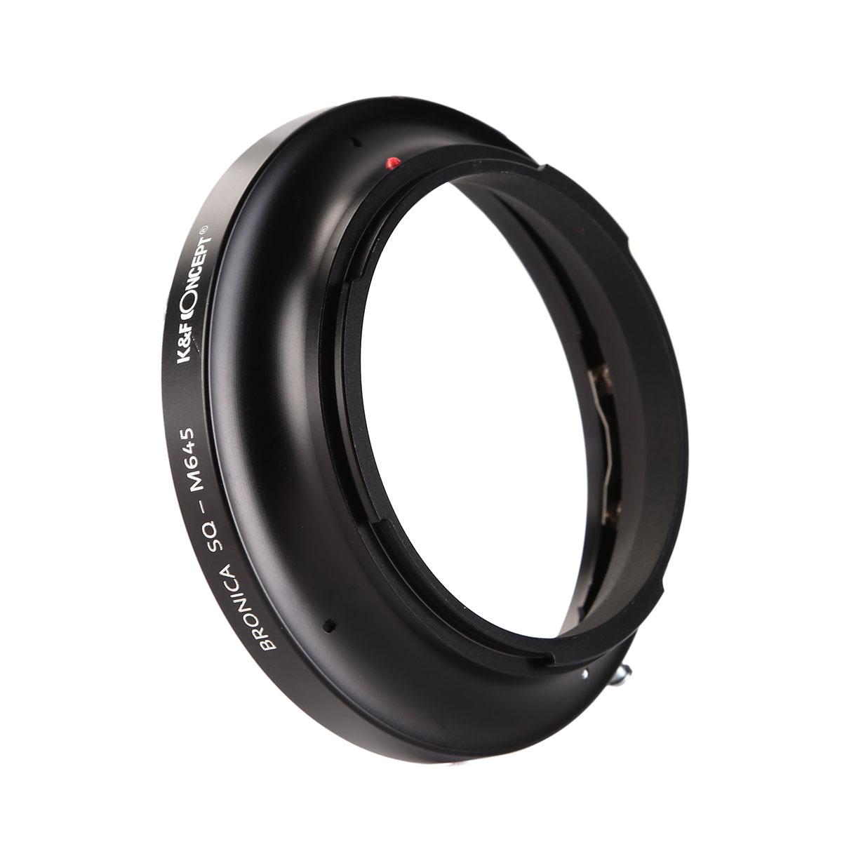 Bronica SQ Lens - Mamiya 645 Montajlı Kamera Gövdesi K&F Konsept Lens Montaj Adaptörü