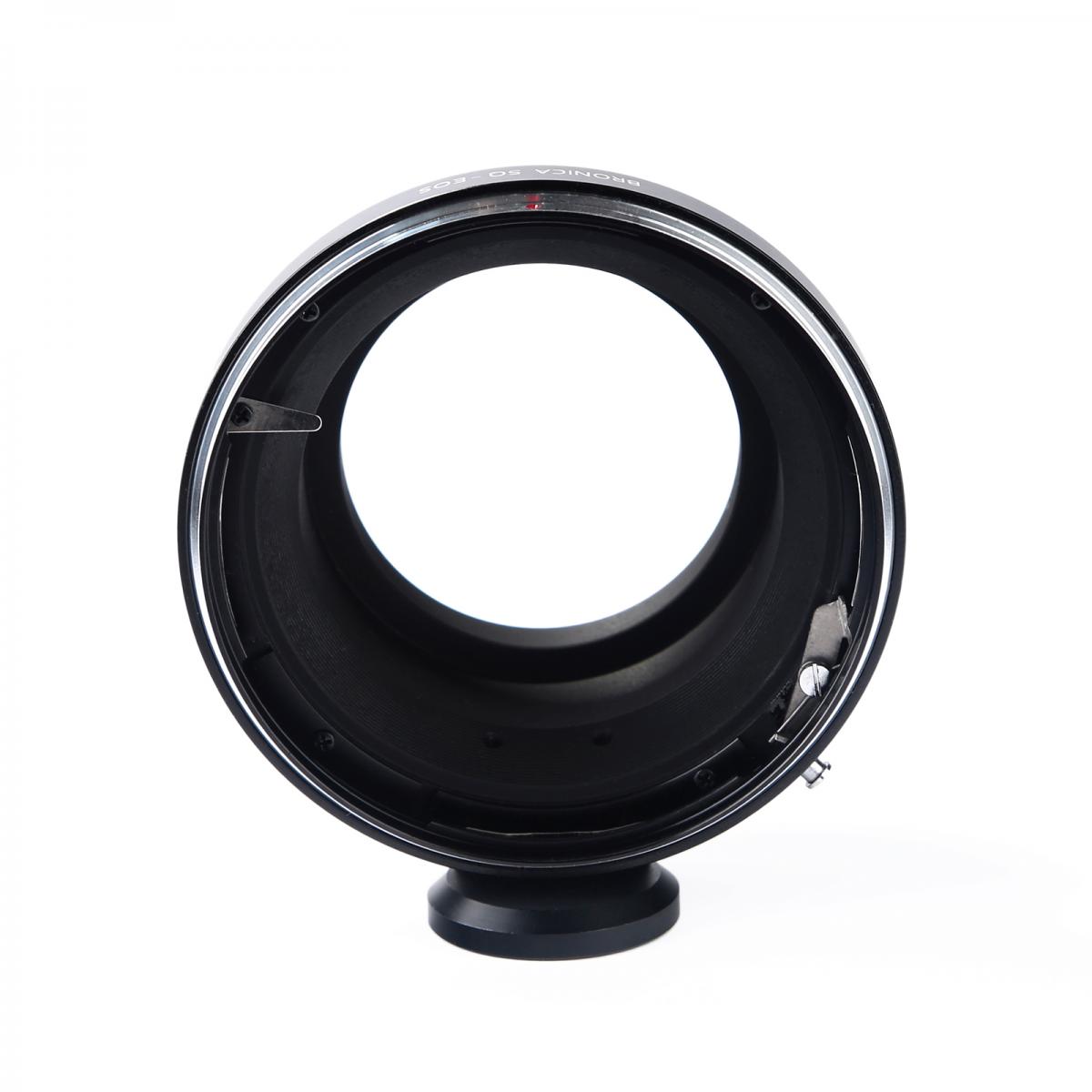 K&F Concept Adapter für Bronica SQ Objektiv auf Canon EF Mount Kamera mit Halterung