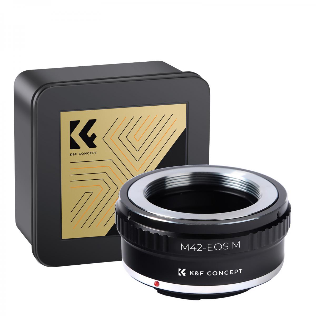 M42-EOS M Lens Adapter Handmatige Focus Compatibele M42 Lenzen voor Canon EOS M Camera Lichaam
