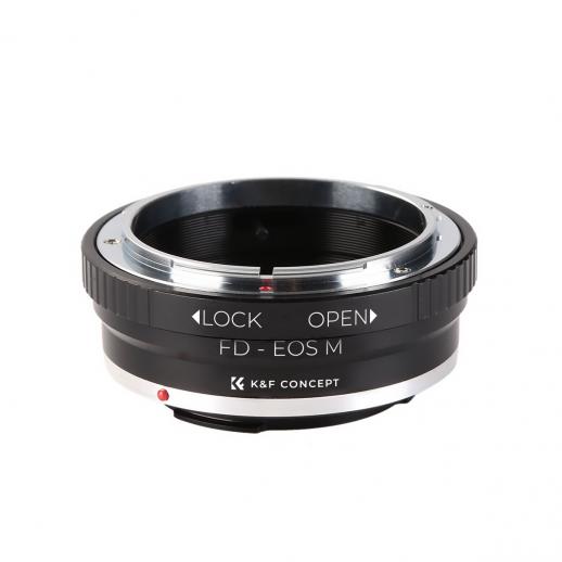 Anello adattatore per obiettivo Canon EOS FD a fotocamera EOS M Canon EOS M200 M100 M6 Mark II M6 M5 M10 M3 EOS M EOS M50 EOS Kiss M FD-EOS M 