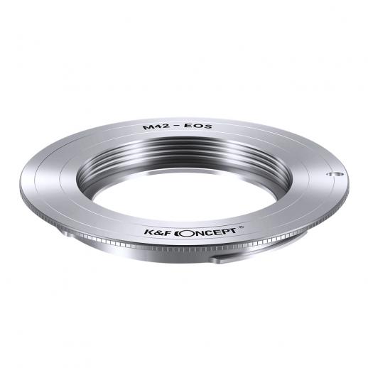  M42 to EF Adapter, Manual Lens Mount Adapter for M42 42MM Screw Mount Lens Compatible with Canon EF EF-S EOS Cameras 
