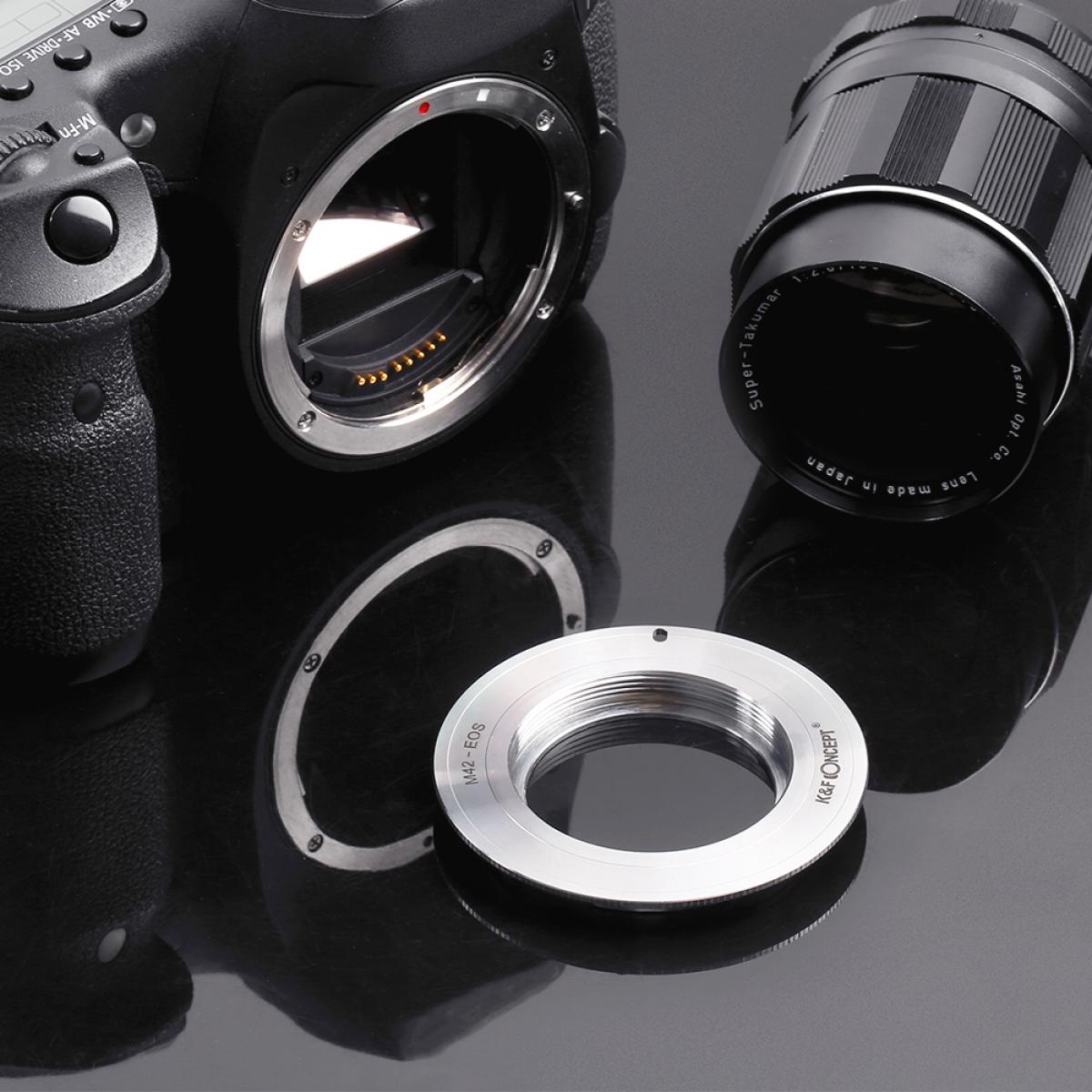 M42-EOS Lens Adapter Handmatige Focus Compatibele M42 Lenzen voor Canon EOS Camera Lichaam