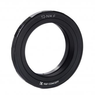 K&F Concept Adapter für T2 Objektiv auf Nikon F Mount Kamera